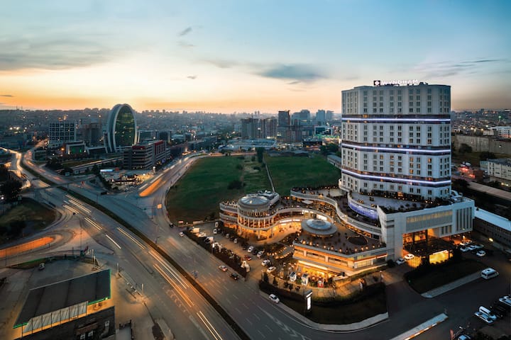 Exterior of Wyndham Grand Istanbul Europe hotel in Istanbul, Other than US/Canada